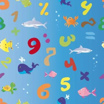 Marine mathematics Stock Illustration
