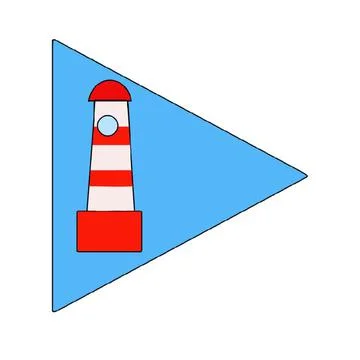 Marine objects and animals Stock Illustration