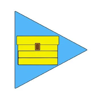 Marine objects and animals Stock Illustration