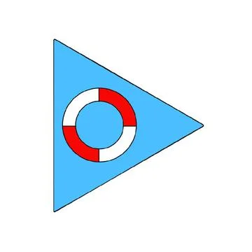 Marine objects and animals Stock Illustration