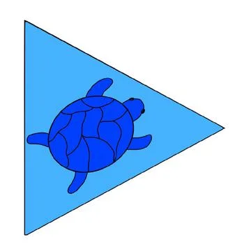 Marine objects and animals Stock Illustration