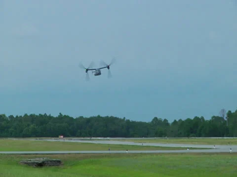 Marine Osprey fly by Stock Footage 22983877