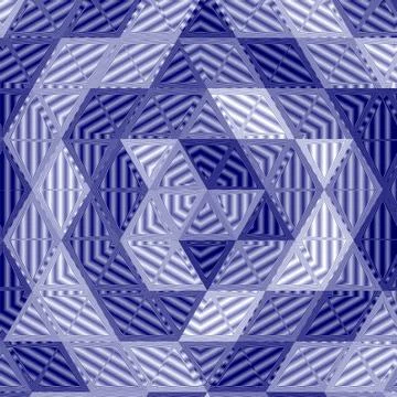 Marine patchwork mandala, kaleidoscope, abstract, blossom, effect star of Dav Stock Illustration