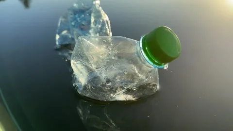 Marine plastic pollution from human activities at coastlines. Stock Footage 251756313