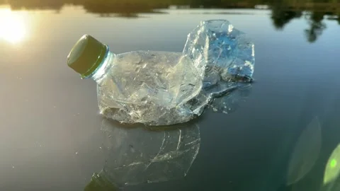 Marine plastic pollution from human activities at coastlines. Stock Footage 251756971