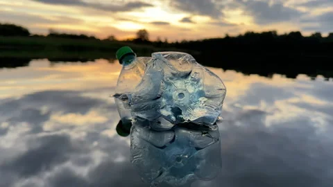 Marine plastic pollution from human activities at coastlines. Stock Footage 251915416