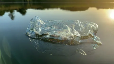 Marine plastic pollution from human activities at coastlines. Stock Footage 251915847