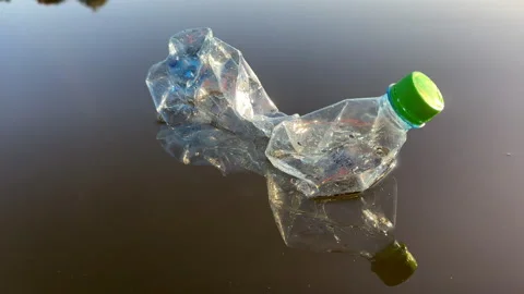 Marine plastic pollution from human activities at coastlines. Stock Footage 251915970