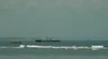 Marine presence near the beach HD Footage