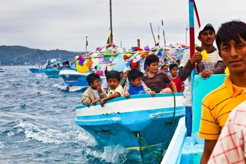 Marine procession Stock Photos
