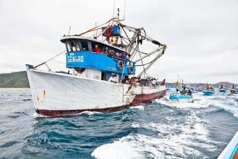 Marine procession Stock Photos