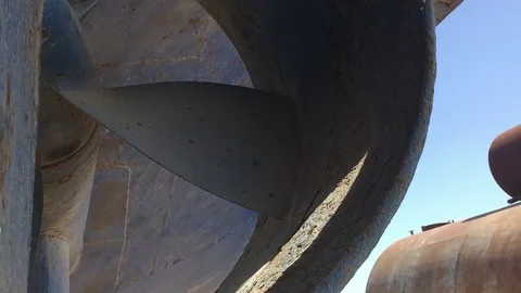 Marine propeller Stock Footage 80505570