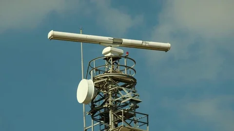 Marine radar, day Stock Footage 83467517