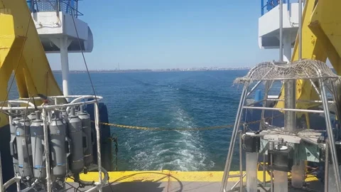 Marine research - View from the ship Stock Footage 150733667