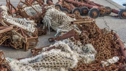 Marine rigging. Stock Photos