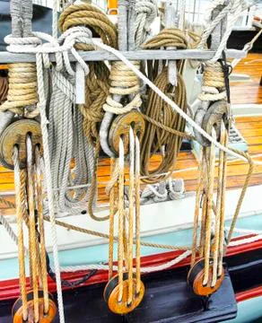 Marine rope Stock Photos