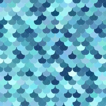 Marine Scaly Texture Stock Illustration