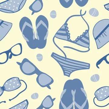 Marine seamless background . Stock Illustration