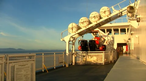 Marine Ship Worker Checking Safety Equipment Stock-Footage 53255667