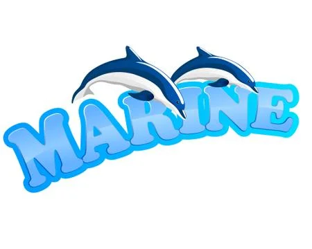 Marine sign Stock Illustration