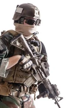 Marine Special Operator Foto stock