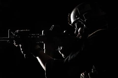 Marine Special Operator Foto stock