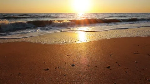 Marine sunset Stock Footage 8763181