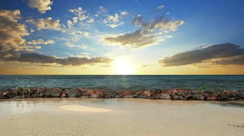 Marine sunset Stock Footage 10904753