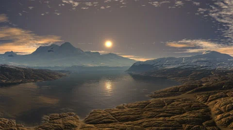 Marine tide at sunset Stock Footage 42913400