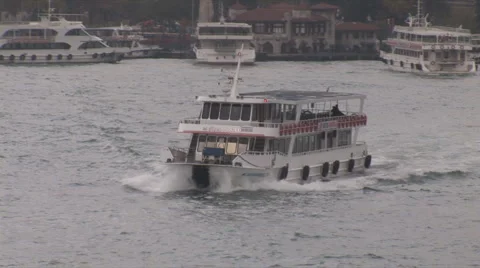 Marine tram   Stock Footage 3677997