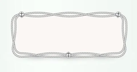 Marine vector Poster background concept. Horizontal banner template design with Illustrazione stock