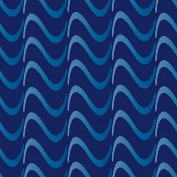 Marine wavy pattern. Stock-Illustration