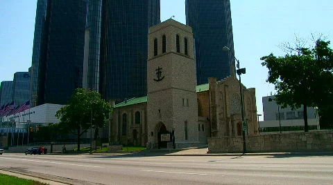 Mariner's Church  Stock Footage 528194