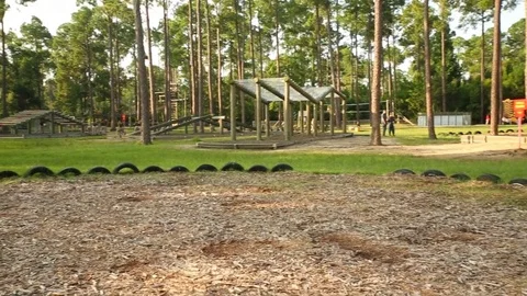 Marines in basic training go through various workout drills. Stock Footage 74808316