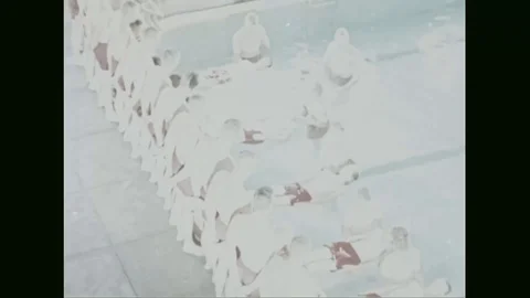 Marines trained on amphibious training exercise - 1960 Vídeos de archivo 102851370