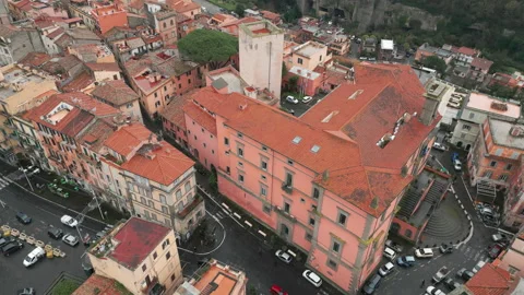 Marino's skyline from above Stockbeeldmateriaal 304883891