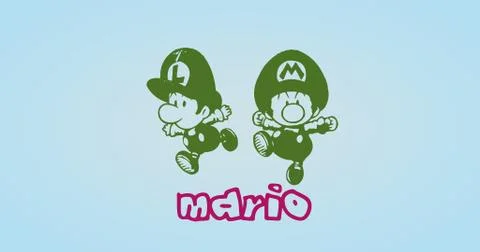 Mario fly Stock Illustration