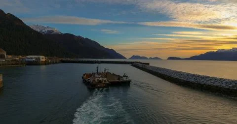 Maritime in Alaska 스톡 사진