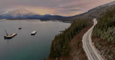 Maritime in Alaska Foto stock