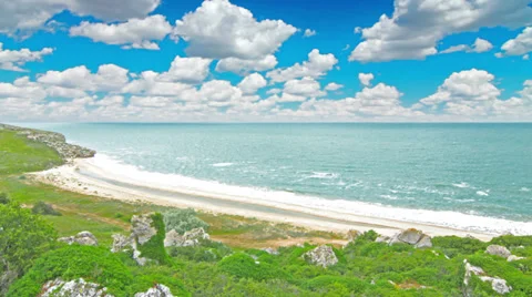 Maritime bay - timelapse. 4K. FULL HD, 4096x2304. Stock Footage 34340952