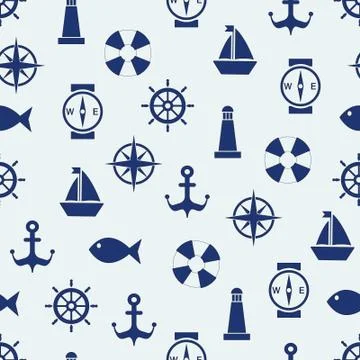 Maritime mood background Stock Illustration