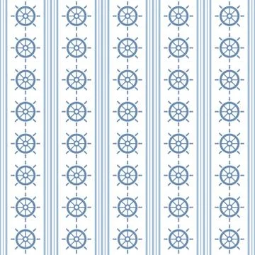 Maritime mood pattern Stock Illustration