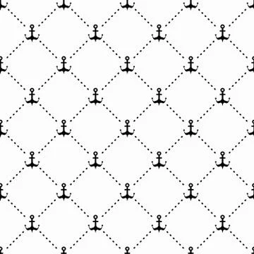 Maritime mood pattern Illustrazione stock