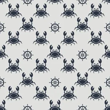 Maritime mood pattern Stock Illustration