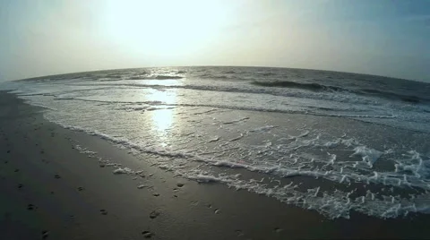 Maritime Scene on North Frisian Island Amrum in Germany Stock Footage 59379941