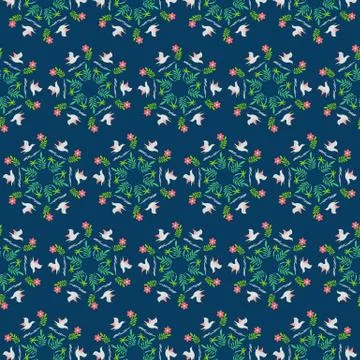 Maritime seamless pattern. Stock Illustration