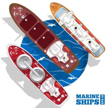 Maritime transport. Stock Illustration