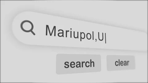 Mariupol Search Bar Stock Footage 175258090