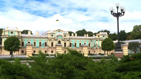 Mariyinsky Palace, Kyiv Stock Footage 133803482
