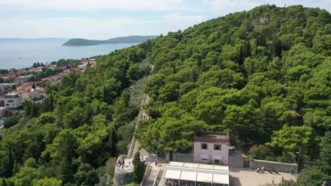 Marjan Forest and First Viewpoint in Split Видео 301912334